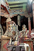 Ladakh - Hemis gompa, statues of the dukhang 